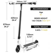 LMT69V2 Professional Trick Scooter - Stunt Scooter for Beginners & Intermediates, Suitable for Kids, Teens, and Adults Aged 8+(White)