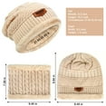 thumbnail image 2 of Loritta 3 Pack Womens Winter Hats and Casual Scarf Set Soft Winter Gloves Beanie Hats for Women, 2 of 6