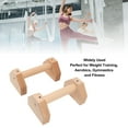 thumbnail image 4 of 2Pcs Wooden Push Up Handles Handstand Bracket Parallettes Inversion Stand Beech Bars Push Up for Trainer Bar Sets, 4 of 7