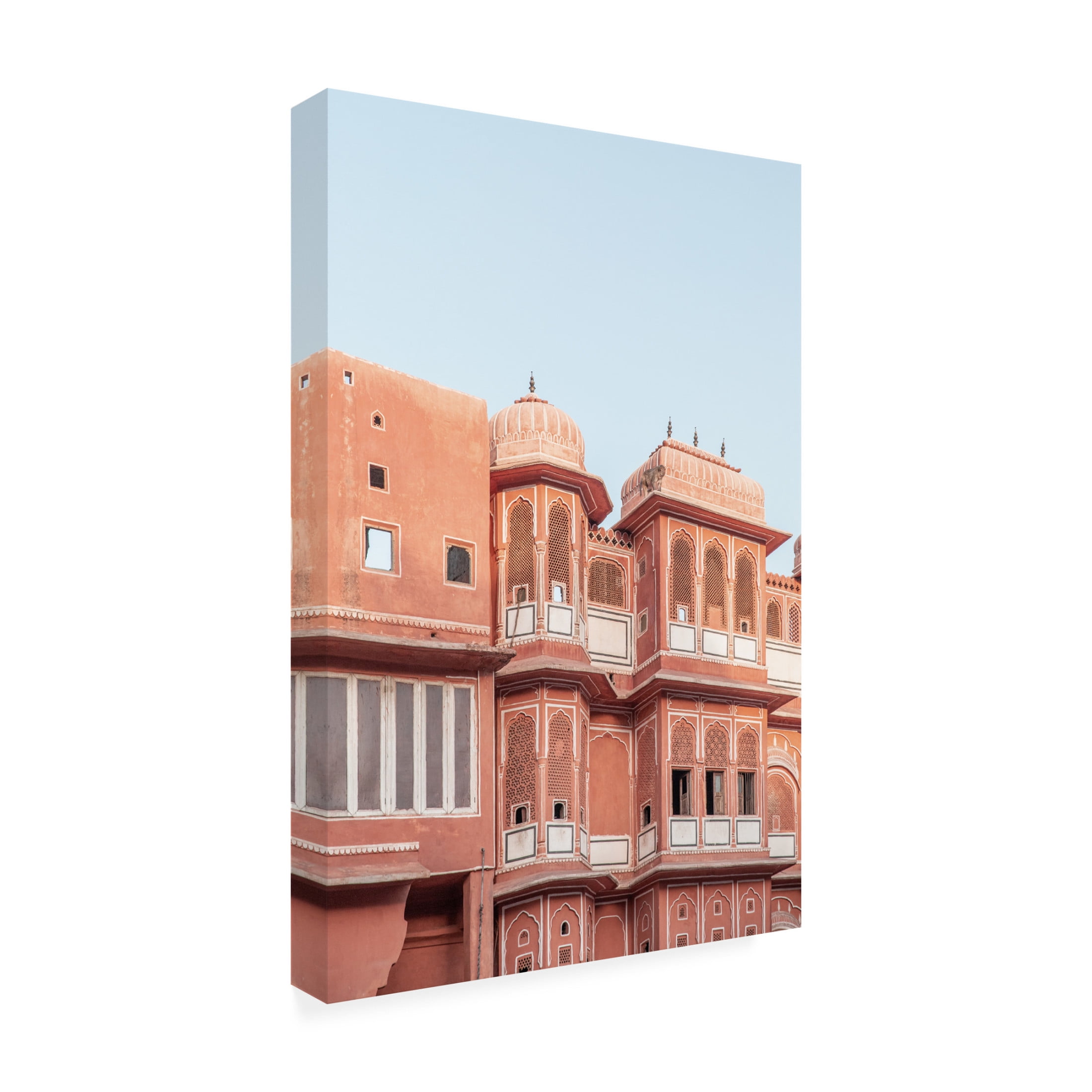 Trademark Fine Art Shot by Clint Pink Palace Canvas Wall Art