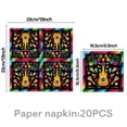 thumbnail image 5 of Bookk Mexican Style Paper Plates And Napkins A Mexican Style Striped Disposable Cutlery Perfect For May Day Birthday Party Decorations, 5 of 5