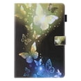 thumbnail image 6 of Mantto iPad 10th Generation Case 10.9", Cute Patterned Slim Multi-Angle Viewing Folio Magnetic Stand Wallet Card Slot with Auto Sleep Wake Smart Cover for 10.9” iPad 10th Gen 2022, Gold Butterfly, 6 of 7
