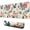 Pioneer Flower Floral-1, variant on Long Mouse Pads for Desk,Pioneer Flower Floral Print Pattern Desk Mats on Top Of Desks, Desk Mouse Pad Extra Large with 3mm Non-Slip Base and Stitched Edge for Gaming,Office,Work,Home 31.5"x11.8"