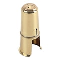 thumbnail image 1 of EeaseCA 84mm Tenor Saxophone Mouthpiece Protective for Sax Musical Instrument C53E Size L (Golden), 1 of 8