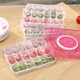 thumbnail image 2 of Caja de almacenamiento de dumplings para refrigerador, cuatro niveles, apilable y portátil (Rojo rosa), 2 of 7
