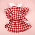 thumbnail image 3 of Visland Pet Dress Sweat-absorbent Breathable Non-shrink Washable Colorfast Lattice Lace 2-Legged Dog Lolita Skirt Pet Accessory, 3 of 6
