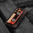 thumbnail image 4 of WIRESTER Shockproof Soft Rubber Cover Case for Samsung Galaxy S26 Ultra 6.9" 2026, Red Vintage Cassette Tape, 4 of 5