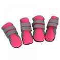 thumbnail image 2 of Dog Shoes Dog Booties Dog Boots Reflective Lightweight Pet Dog Shoes Paw Protector With Anti-Slip Sole For Small Big Dogs Heat Protection Mesh Breathable With Reflective And Adjustable St, 2 of 9