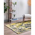 thumbnail image 4 of Unique Loom 3137840 8 x 10 ft. Salle Garnier Sofia Rectangular Rug, Navy Blue, 4 of 5
