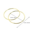 thumbnail image 2 of LOLIPPYY 15pcs Round Metal Rings for Jewelry Making Crafts Metal Rings DIY Projects Living Room Decor, 2 of 8