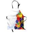 thumbnail image 1 of Watercolor Flower Apron Group of Murky Mix Fish Sea Animals in Dark Motley Abstract Art Image, Unisex Kitchen Bib Apron with Adjustable Neck for Cooking Baking Gardening, Multicolor, by Ambesonne, 1 of 3