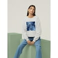thumbnail image 2 of Watercolor Astrology I Sweatshirt Women -Grace Popp Designs, Female Small, 2 of 4