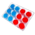 thumbnail image 3 of Advancent 6/12 Uds pegamento arcilla herramientas diamante pintura punto de cruz cuentas accesorios diamante pintura punto perforación pegamento arcilla Artesanía Rojo 6 botellas+azul 6 botellas Advancent HA002652-06, 3 of 6