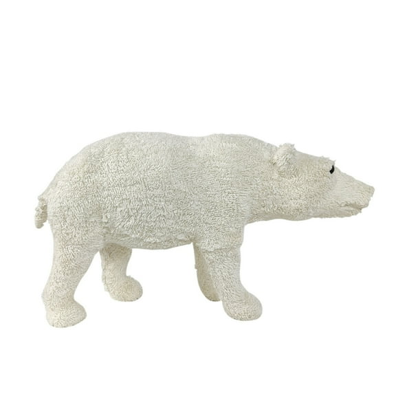 BIDK Home Large Boucle Standing Bear - 22.5" - White