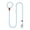 Front Blue, variant on Dog Slip Lead Training Leash, Rope Dog Leash for Medium and Large Dogs, No Pull Training Pet Leash for Walking, Pet Training Supplies