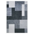 thumbnail image 4 of Tzou Large Modern Geometric Washable Area Rugs with Non-Slip Backing for Living Room Bedroom, Low-Pile, 8' x 10' Gray, 4 of 7