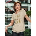 thumbnail image 2 of Antique Floral Grid Ii T-Shirt Women -Vision Studio Designs, Female XX-Large, 2 of 4