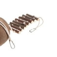 thumbnail image 4 of Colgante de pájaro casa jaula juguete para mascotas pájaro fibra de anidación de aves Yuyangstore choza de nido de pájaro de coco, 4 of 8