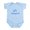 Sky Blue, variant on CafePress - Spit Happens Infant Bodysuit - Baby Light Bodysuit, Size Newborn - 24 Months