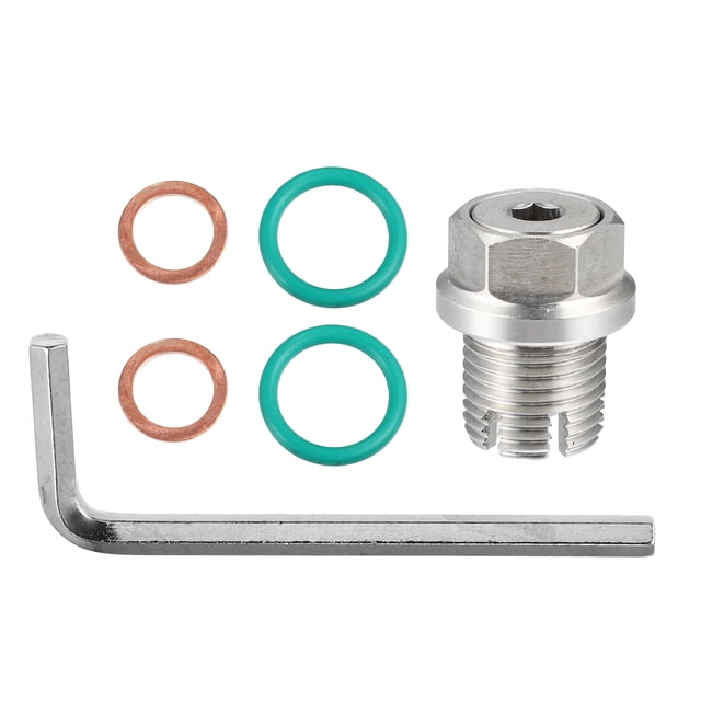 1 Juego M16.1-1.5 x 15mm Coche Sobredimensionado Piggyback Aceite Drenaje Tapón Kit