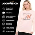 thumbnail image 4 of MTV Riot Heart Women's Crew Sweatshirt, 4 of 6