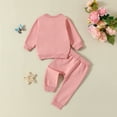Baby Girls Outfit Sets Autumn Winter Long Sleeve Letter Prints Tops