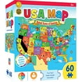thumbnail image 3 of MasterPieces Maps 60 Mass Puzzles Collection - USA Map 60 Piece Jigsaw Puzzle, 3 of 6