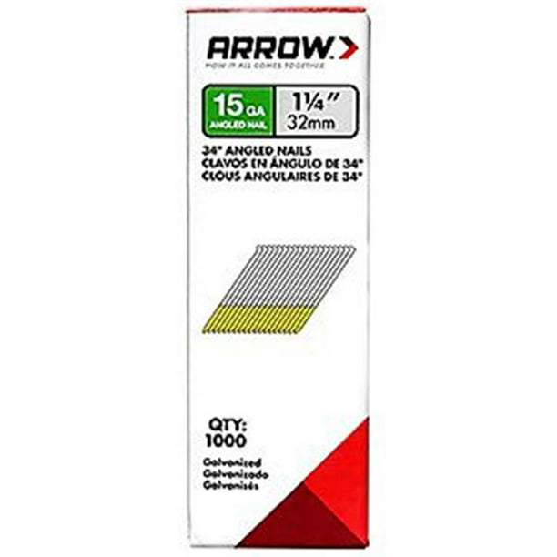 Arrow Fastener 7021819 15G32-1K Clou de Finition d'Angle de Calibre 15.25 in. Pack de 6