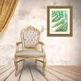 thumbnail image 3 of Johnson, Jason 12x14 Gold Ornate Wood Framed with Double Matting Museum Art Print Titled - Fern Glow II, 3 of 4
