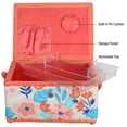 thumbnail image 2 of Cesta de Costura SINGER 40355 con Bandeja Extraíble de Almacenamiento y Diseño Floral, 2 of 4