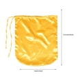 thumbnail image 6 of FONDOTIN 3-Pack Yellow Christmas Drawstring Bags for Holiday Storage and Festive Organization, 6 of 7