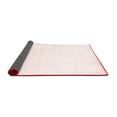 thumbnail image 2 of Ahgly Company Indoor Round Solid Red Modern Area Rugs, 4' Round, 2 of 4