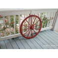thumbnail image 4 of Leigh Country 30" Red Wash Wagon Wheel, 4 of 5