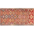 thumbnail image 1 of Ahgly Company Machine Washable Indoor Rectangle Contemporary Tangerine Pink Area Rugs, 8' x 10', 1 of 7