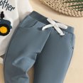 thumbnail image 4 of CAUYDY Preemie Boy Photoshoot Outfits Baby Boys Long Sleeve Romper Set Toddler Fall Winter Clothing Newborn Bodysuit 0 3 6 9 Months 1T 2T Sizes 3-6 Months,Blue, 4 of 5