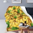 thumbnail image 5 of for Pineapple Throw Blanket Soft Flannel Fleece Pineapple Blanket Queen Size Blankets for Bedroom Living Rooms Sofa Couch 50"x40", 5 of 5