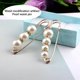 thumbnail image 5 of Clips Vestidos de suéter Camasas Decoración de bufandas Bufandas de bufandas Broche Aleya Vintage Vintage Exquisito Guarda de abrazadera de abrazadera para mujeres Faux Pearl Golden Inevent AP008846-01, 5 of 7