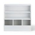 thumbnail image 5 of Mainstays Kids Bin Storage and Two-Shelf Bookcase, White, 5 of 8