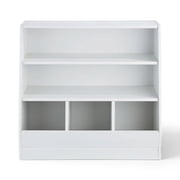 Mainstays Kids Bin Storage and Two Shelf Bookcase, White
