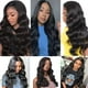 thumbnail image 5 of Fiudx Peluca Ondulada, Elegante Cabello Largo y Rizado, Diseño de Flequillo Natural, Ajuste Cómodo, Fácil Mantenimiento, Disfraz de Fiesta, Ideal para Cosplay, Ideal para Cualquier Ocasión., 5 of 5
