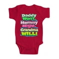 thumbnail image 1 of Baby "Grandma Will" Bodysuit - Red - 18M, 1 of 1