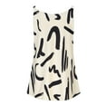 thumbnail image 5 of Azrian Womens Tops Fall Saving,Womens Plus Blouses Sleeveless Casual V-Neck Metal Buckle Sling Printed Vest Tank Tops Blouse Camisole on, 5 of 6