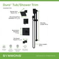 thumbnail image 5 of Symmons 3696BBZ15TRM Duro Hydromersion Pressure Balanced Tub And Shower System - Bronze, 5 of 7