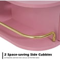 thumbnail image 6 of BarberPub Beauty Locking Wall Mount Styling Station with Mirror - Salon Furniture 5012-Mirror, 6 of 7