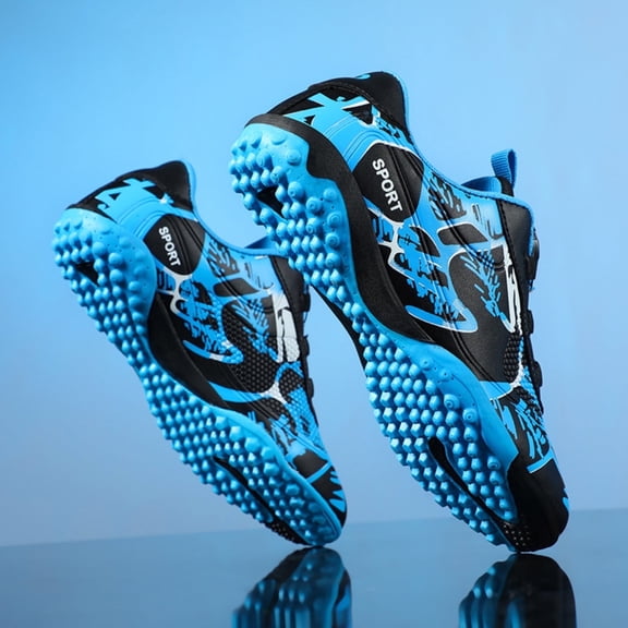 OnyxTrek Unisex-Child Baseball Cleats Kids Softball Shoes for Boys Girls Rubber Molded Little Children Big Youth Sneakers Easy to Wear Sports Footwear AG TF