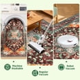 thumbnail image 5 of 2'x8' Runner Rugs, Yamaziot Washable Brown Rug Runner with Rubber Backing, Non Slip Vintage Carpet Floor Mat Accent Rug for Hallway Bedroom Kitchen Laundry, 5 of 7
