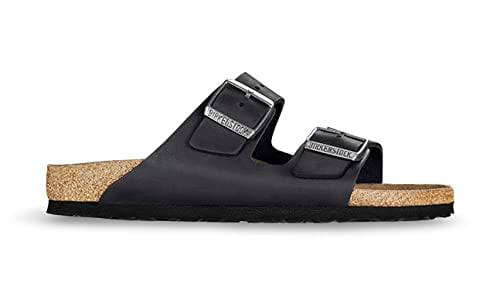 Birkenstock Women's Arizona Birko-Flo Black Sandals - 5-5.5 2A(N) US Women