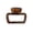 10.Dusty Teal, variant on Retro Square Medium Hair Claw Clip, French Minimalist Shark Clip for Office Daily Wear & Updos