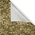 thumbnail image 6 of Ambesonne Tropical Valance & Curtain, Brownish Palm Trees Art, 55"x45", Pastel Brown Fawn Khaki, 6 of 7