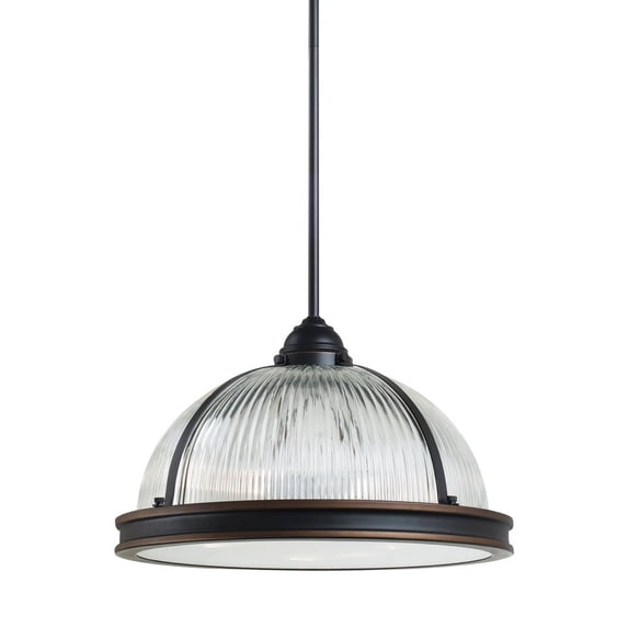 Sea Gull Lighting - Pratt Street Prismatic - 3 Light Pendant in Contemporary